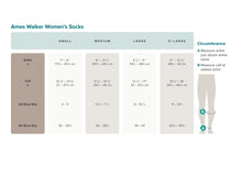 Load image into Gallery viewer, AW 167 Women's Travel Knee High Socks 15-20 mmHg