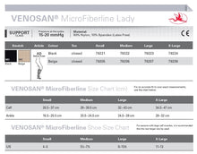 Load image into Gallery viewer, VENOSAN Microfiber Women Knee AD 15-20 and 20-30 mmHg
